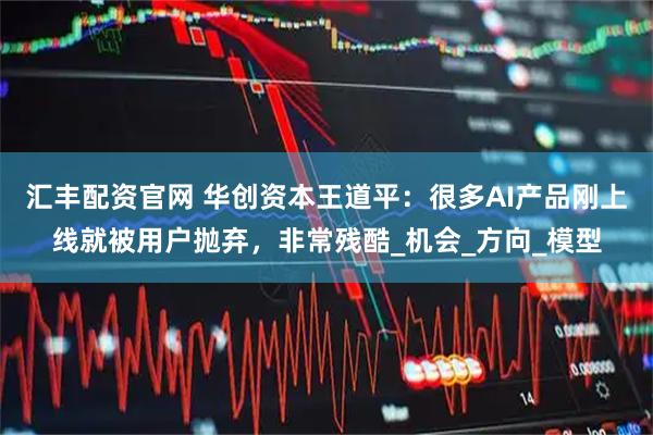 汇丰配资官网 华创资本王道平：很多AI产品刚上线就被用户抛弃，非常残酷_机会_方向_模型